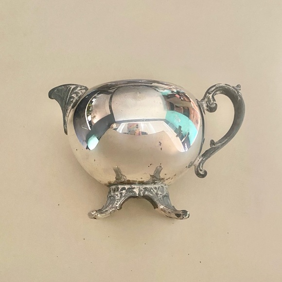 VTG Wm Rogers Silver Plate Creamer Dish - Picture 1 of 11